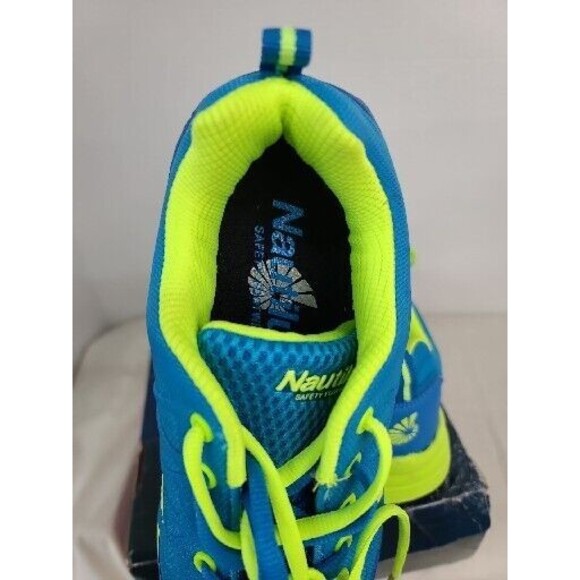 NIB Nautilus Safety Footwear - SZ 8W Blue/Green/Blue safety toe womans - Picture 5 of 12
